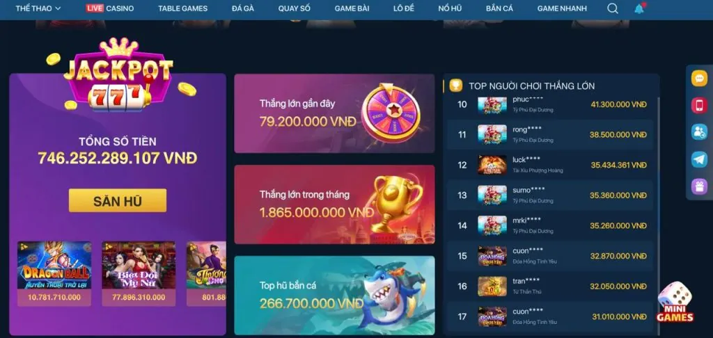 Ưu đãi nạp tiền đặc biệt